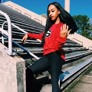 NIKE UGA Red Longsleeve Shirt